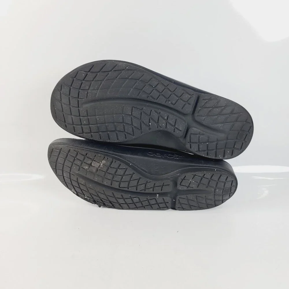 OOFOS Men's Ooah Recovery Rubber Slip-On Casual Slide‎ Sandal Size 11